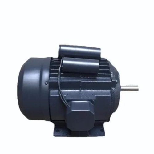 Single Phase Induction Motor - Metal, Black, 220-300V | Durable, Energy Efficient, Smooth Running