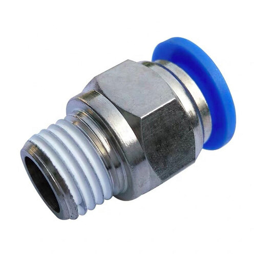 Stainless Steel Male Quick Thread Pneumatic Connector