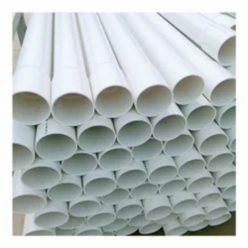 White Rigid PVC Pipes - Corrosion Resistant Chemical Resistant Leak Proof White Durable