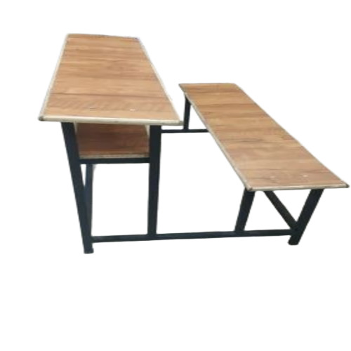 Wooden School Benches And Desks