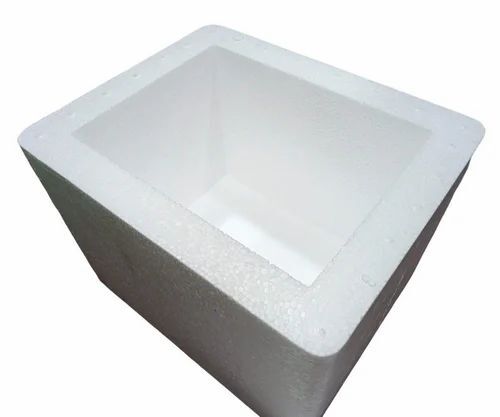 25l Thermocol Ice Box - Moulded Thermocol, Standard Size, White | Eco Friendly, Water Resistant, A Grade