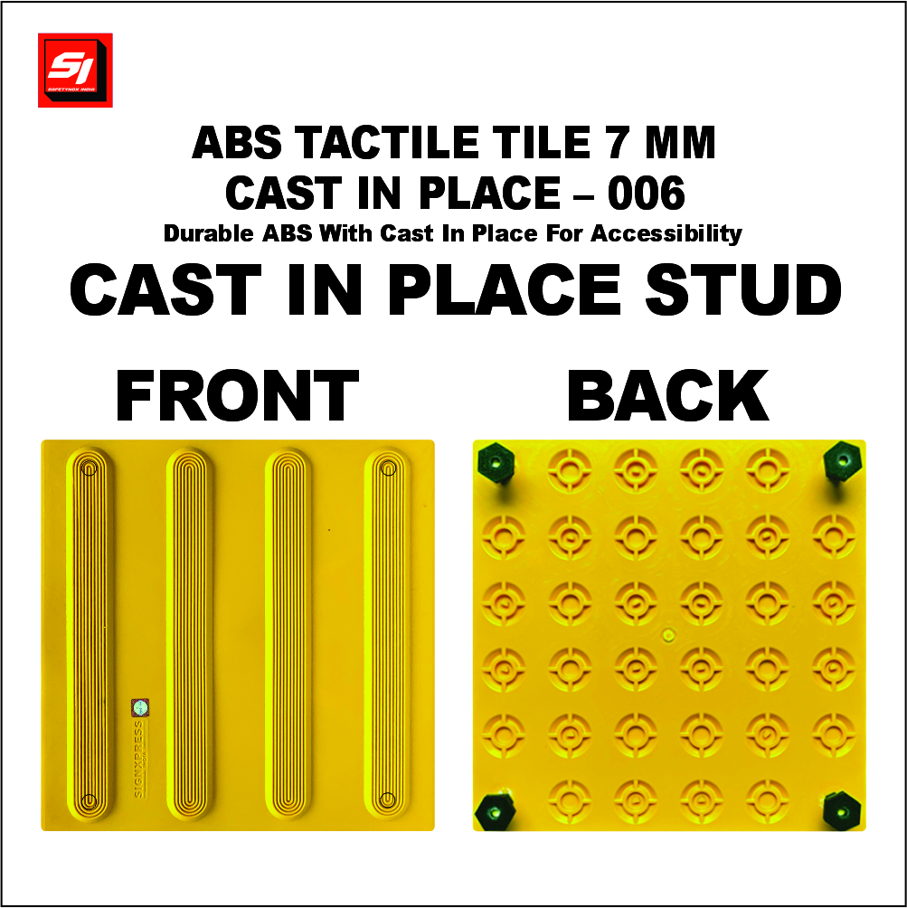 ABS Tactile Tile 7mm Cast in Place 006