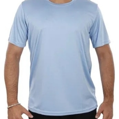 Blue Plain T Shirt - Age Group: Adults