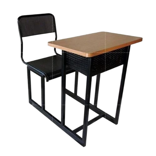 Brown Classroom Desk - Wood 24x24x30 Inch Brown, Polished, Termite Proof, Strong Flexible