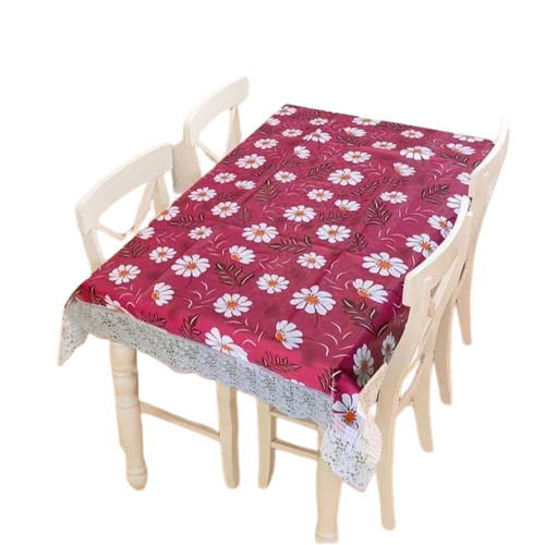 Printed Rectangular Plastic Table Cover