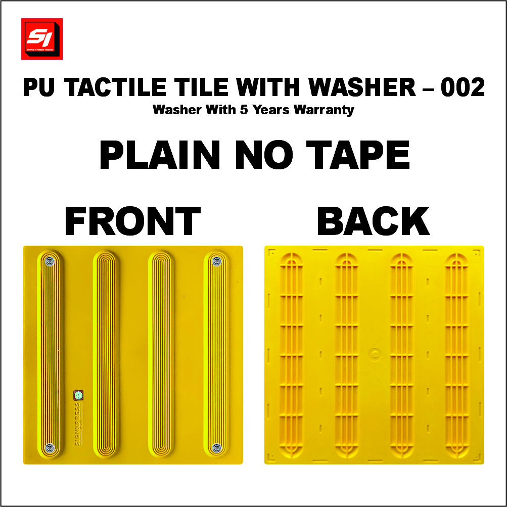 PU Tactile Tile with Washer Plain 002