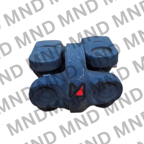 Universal Joint Assembly - EN-8 Steel, 5kg, Black | Corrosion Resistant, Smooth Finish, Automotive Transmission