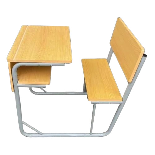 Wooden Joint Classroom Desk - Wood 24x24x30 Inch Brown, Polished Termite Proof Flexible Surface