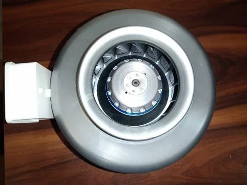 100 Cfm Inline Duct Fan - Aluminium, 8 Inch, Silver Grey | Ventilation, Electric, Powder Coated