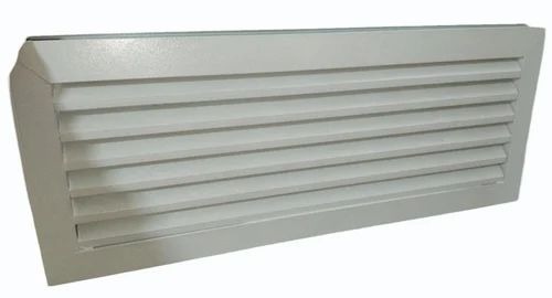 12mm Aluminum Louvers - 2.5x4 Feet, White, Adjustable for Company Door