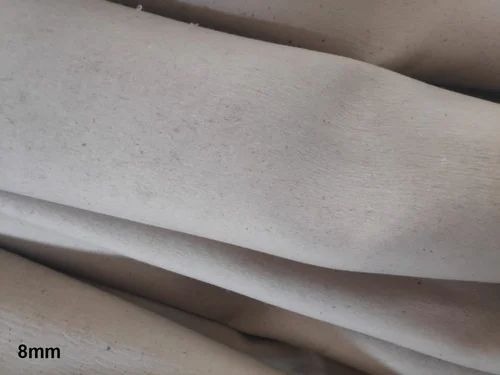 8 Mm Wool Felt Sheet - Wool, 8 Mm Thickness, 44 Inch Width, White | Textile Industry Use