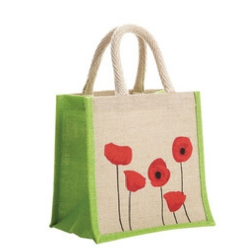 Designer Jute Bag  - Color: Multi Color