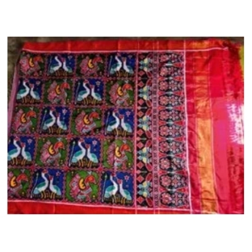Handmade Patan Semi Ikat Patola Saree