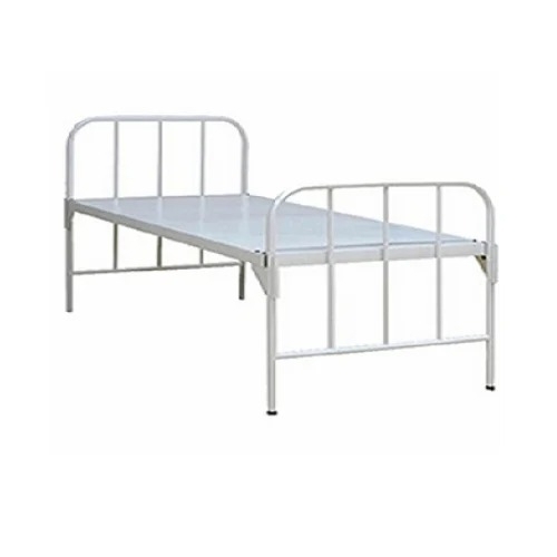 Standard Plain Hospital Beds - Metal, All Sizes, Silver | Durable, Adjustable Height, Rust Resistant, Easy Cleaning