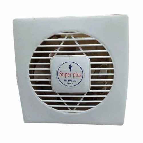 Super Plus Electric Exhaust Fan - 12 Inch, White, 24W, 1250 RPM | Wall-Mounted, AC, 50 Hz