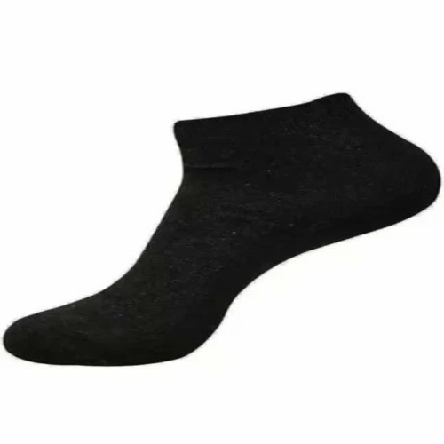 Black Medium Ankle Socks