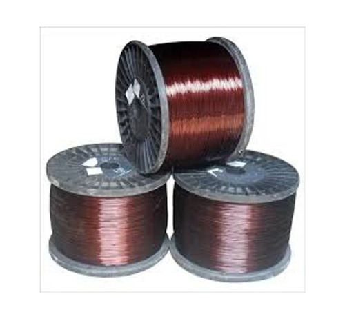 Enamel Copper Wire - 8 SWG to 38 SWG, 0.02-1 mm Diameter, Brown | Heat Proof, Industrial Use, Motor Winding