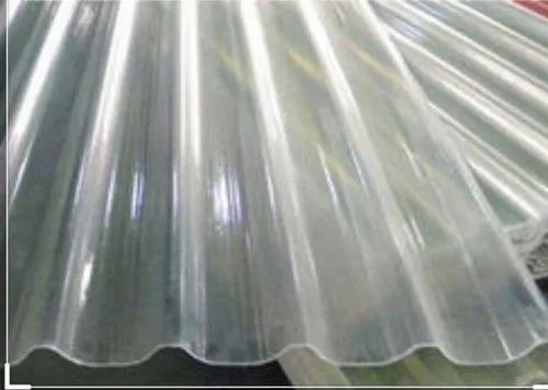 Frp Corrugated Sheet - FRP 3.5x8 Feet 2mm Thickness | Residential and Commercial Use
