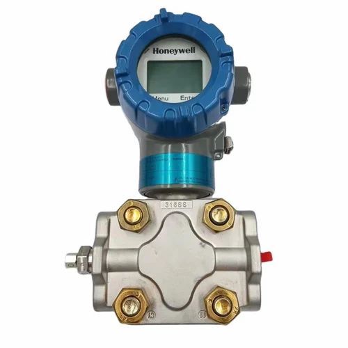 Honeywell Differential Pressure Transmitter - Blue & Silver, Standard Size | Durable, Industrial Use
