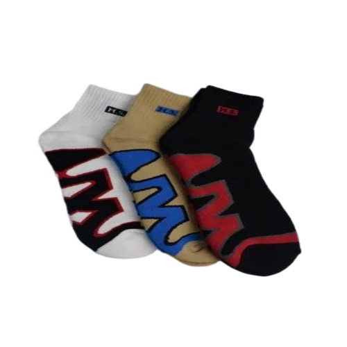 Men Printed Ankle Socks