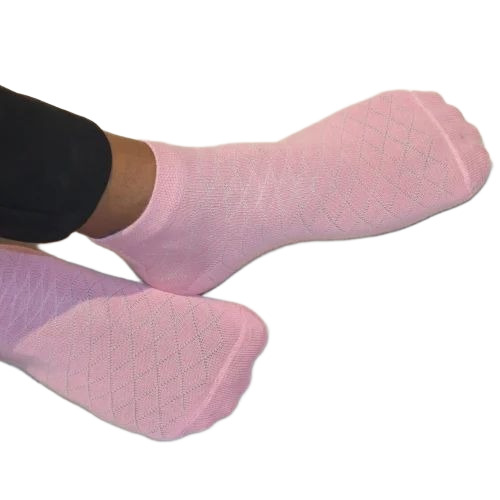 Pink Women Ankle Socks