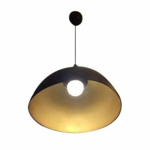 Round Decorative Led Hanging Lights - Color: Black/Gold
