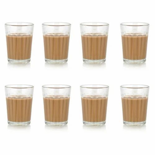 Tea Glass - Glass, Standard Size, Transparent | Round Shape, Eco Friendly, New Condition