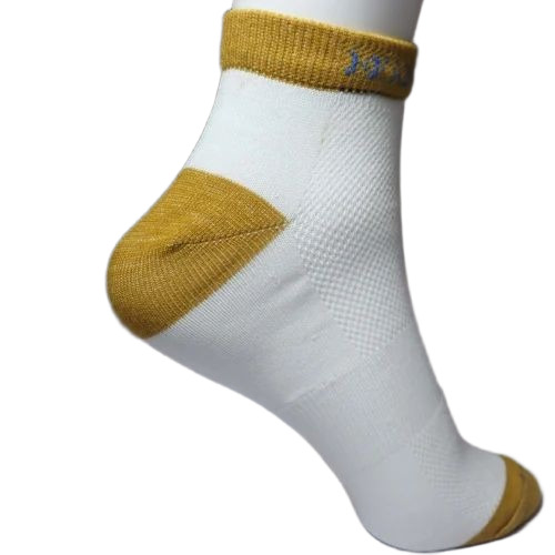 White Desgin Ankle Socks