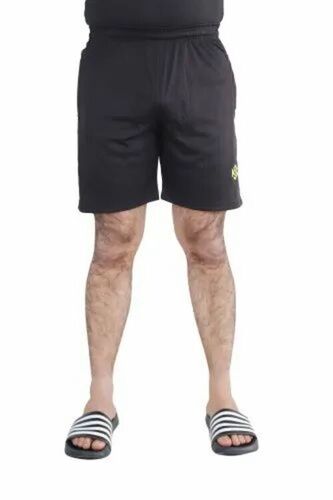 Men Casual Wear Cotton Short - Black, Regular Fit, Half Sleeves | Lightweight, Soft, Breathable, Quick Dry, Comfortable Fit