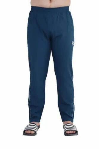 Men Navy Blue Cotton Lower - Regular Fit, Full Sleeves, Breathable, Quick Dry, Anti UV, Machine Washable