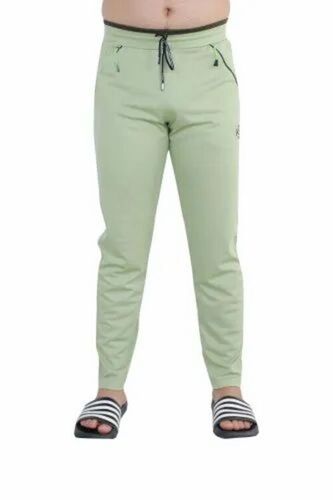 Men Plain Light Green Cotton Lower - Full Sleeves, Regular Fit, Breathable, Anti Wrinkle, Quick Dry, Comfortable Fit