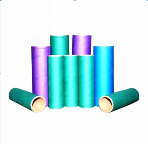 Multicolor Textile Paper Tube