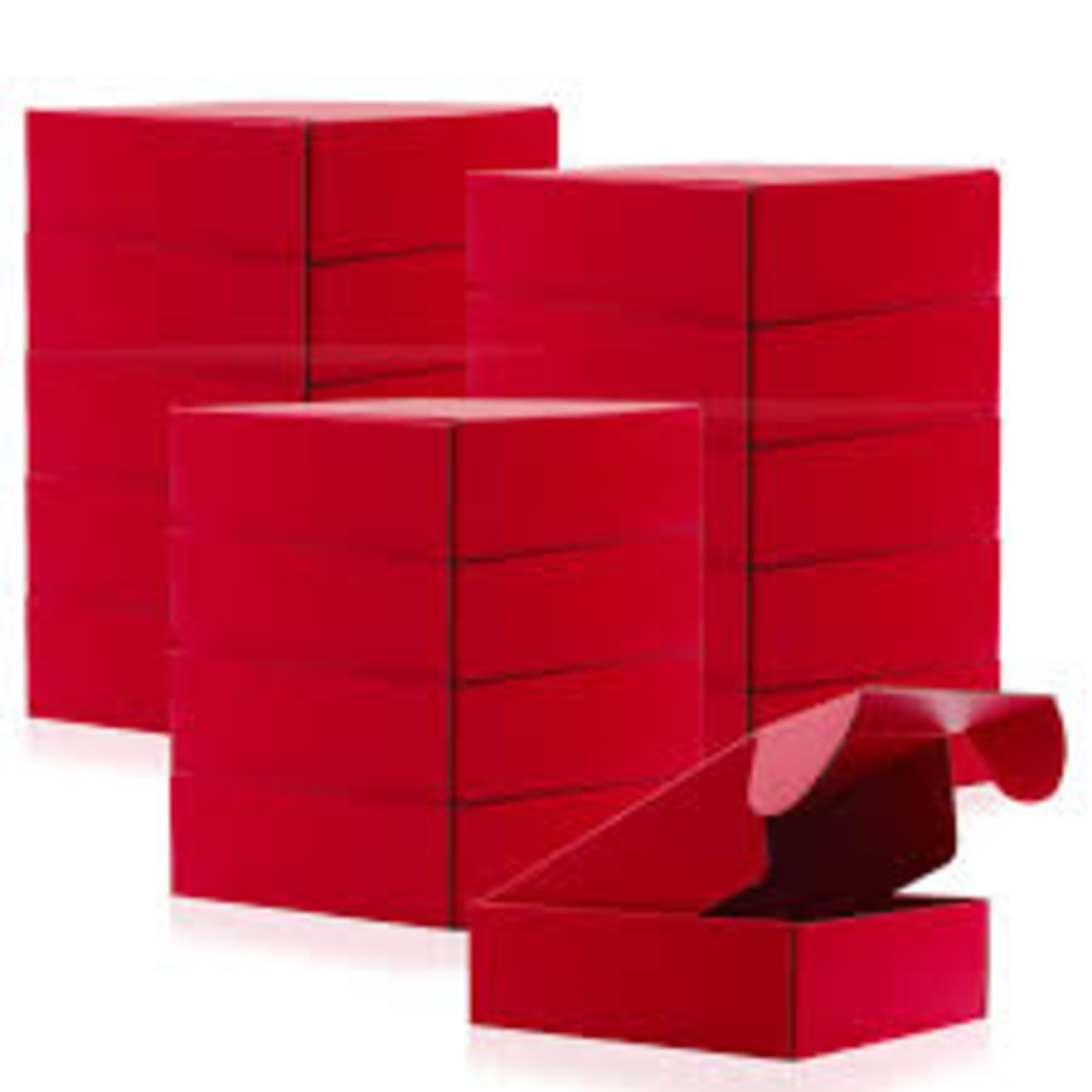 Paper Corrugated Box - Color: Red