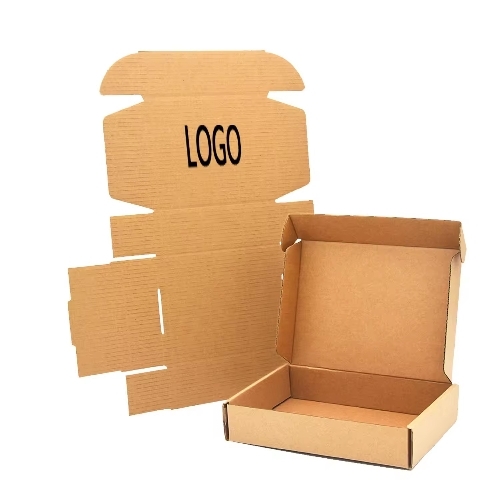 Custom Paper Boxes - Paper Rectangular Brown Fine Finished | Flap Closure Glossy Lamination Eco Friendly Industrial Use