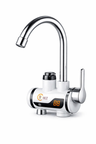 HLT Instant Tap Water Heater - Plastic White 110-240V | Tankless Energy Efficient Adjustable Temperature