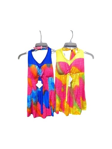 Ladies Swimming Dress - Soft Stretchable Quick Dry Fabric, Multicolor | No Fade, Vibrant Colors, Comfortable Fit