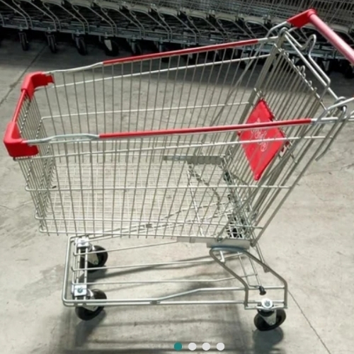 Mild steel 60 l shopping trolley