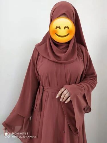 Triple Layer Chiffon Ladies Abayas