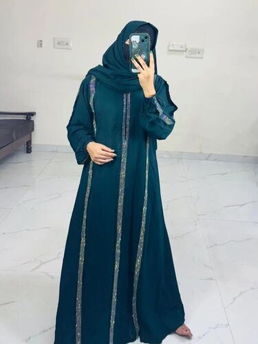 Abaya With Stone Work
