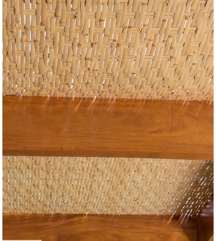 Bamboo Handicraft False Ceiling Panel Block Tiles Slab - Color: Browns / Tans
