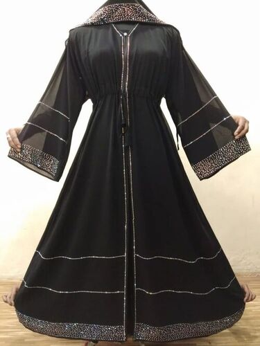Bridal Abaya - Cotton, All Size, Black | Anti Wrinkle, No Fade, Stylist, Comfortable, Washable