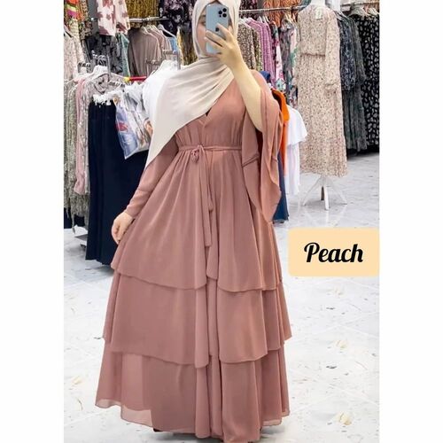 Chiffon Comfortable Ladies Abaya