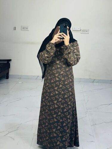 Daily Wear Abaya - Cotton All Size Long Sleeve | Anti Wrinkle No Fade Stylist Comfortable Washable