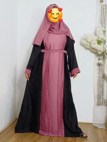 Shrug Abaya Burqa - Cotton, All Size, Long Sleeve | Anti Wrinkle, No Fade, Stylist, Comfortable, Washable