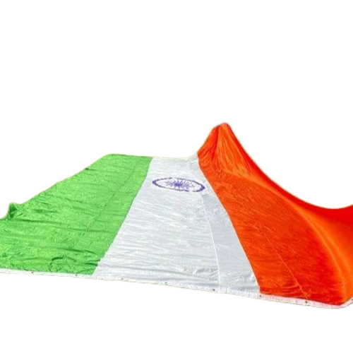 Silk Indian National Flag - Polyester 20x30 Feet, Tricolor | Fancy Decorative Flying Rectangle