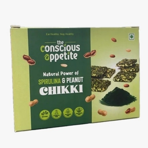 Tasty Spirulina Peanut Chikki