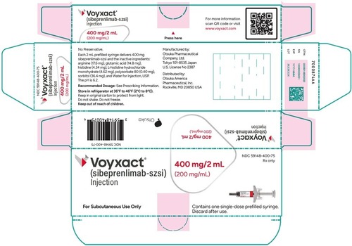 Voyxact Sibeprenlimab Szsi Injection - Drug Type: General Medicines
