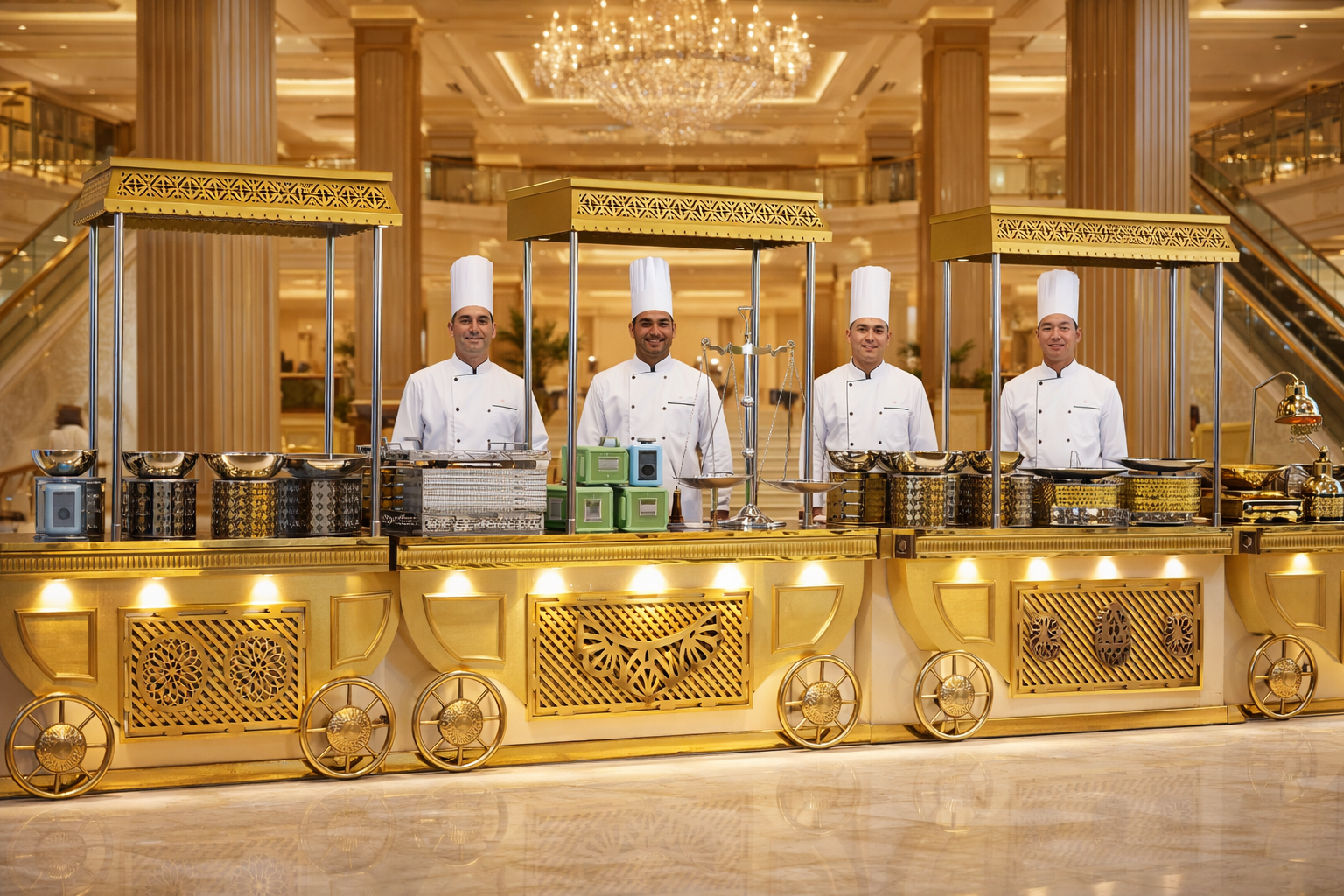 Catering Counters - Color: Golden