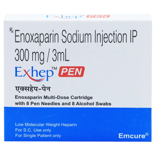 Exhep-Pen Injection- Enoxaparin Sodium Injection IP 300 mg/ 3ml