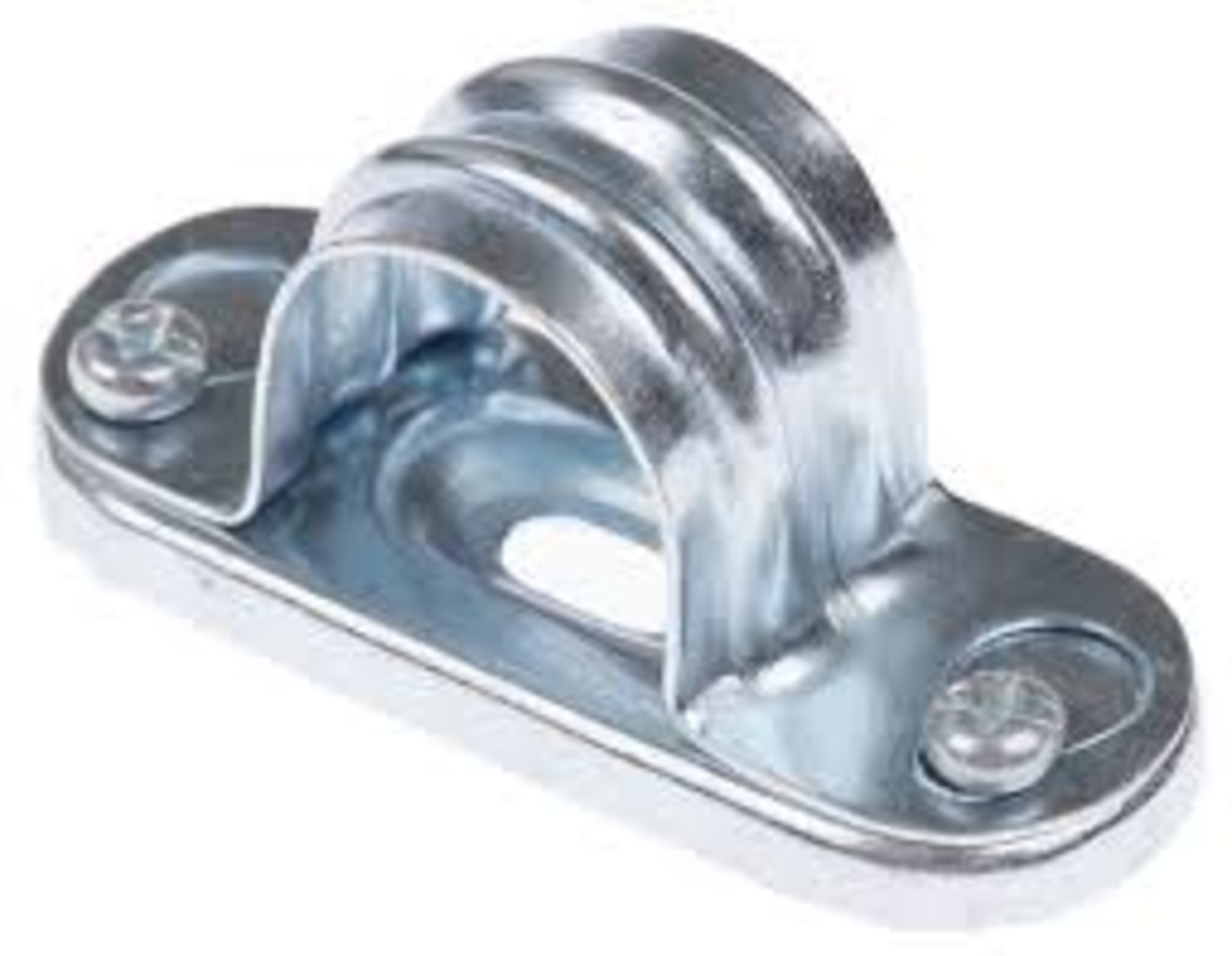 Gi Saddle Pipe Clamp - Color: Silver